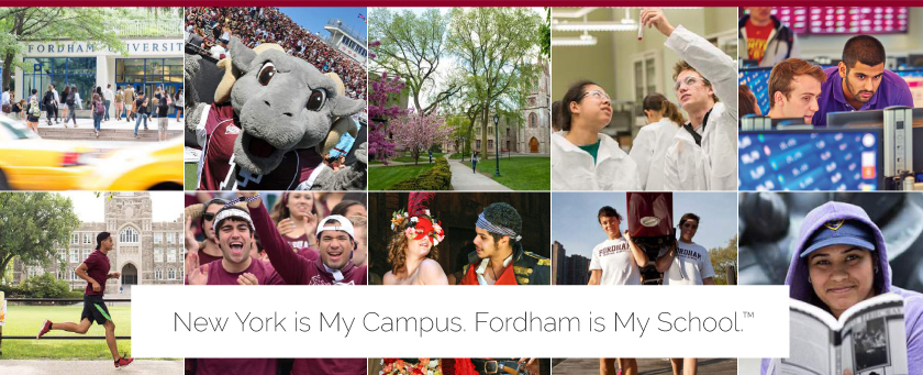 New York is My Campus. Fordham is My School.