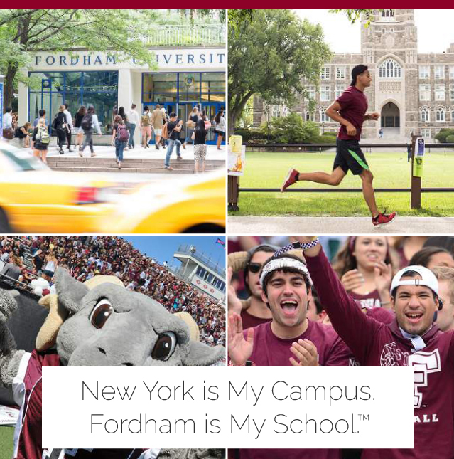 New York is My Campus. Fordham is My School.
